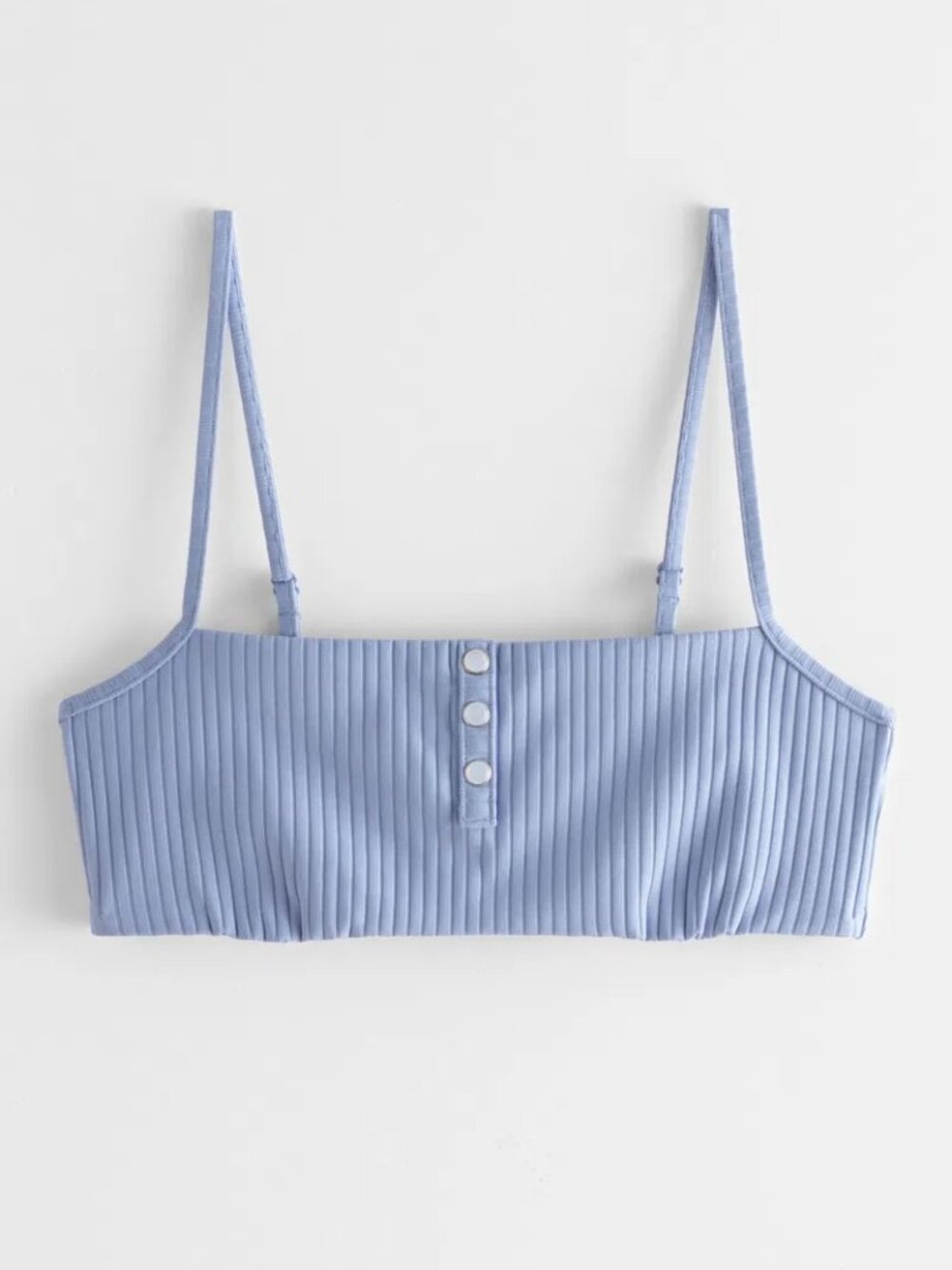 & Other Stories Bikini - Bandeau High Waist Lilac Periwinkle- SIZE 6